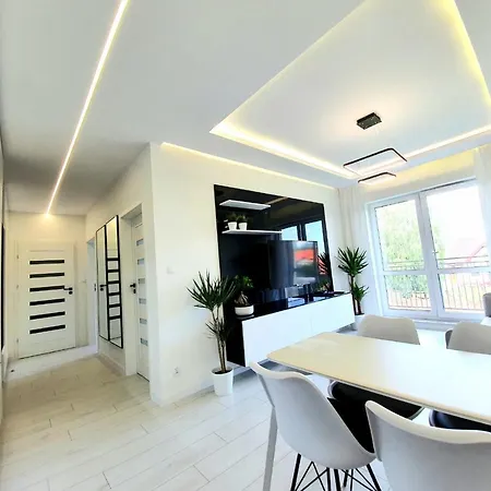Апартаменты Nowy White Apartament Klimatyzacja